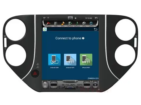 

10.4" tesla style vertical screen android 6.0 Quad core Car GPS radio Navigation for VW Tiguan 2007-2017