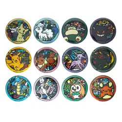 Карманный монстр из мультфильма значок Poketto Monsuta Mimikyu Volpix Gengar Pikachu Eevee Espeon Umbreon Gyarados Mewtwo Rowlet металлический значок