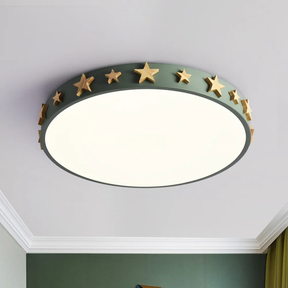 

Nordic simple ultra-thin LED ceiling lamp simple modern warm and romantic circular children bedroom LU8151356