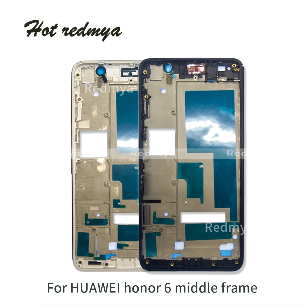 

1Pcs Middle Frame for Huawei honor 6 Housing Middle Frame Bezel Middle Plate Cover Replacement Repair Spare Parts For honor 6