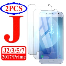 Защитное стекло для samsung Galaxy J2 Prime, защитная пленка для экрана J3 J5 J7, защитный чехол Samsyng Galax J 2 3 5 7, закаленное покрытие