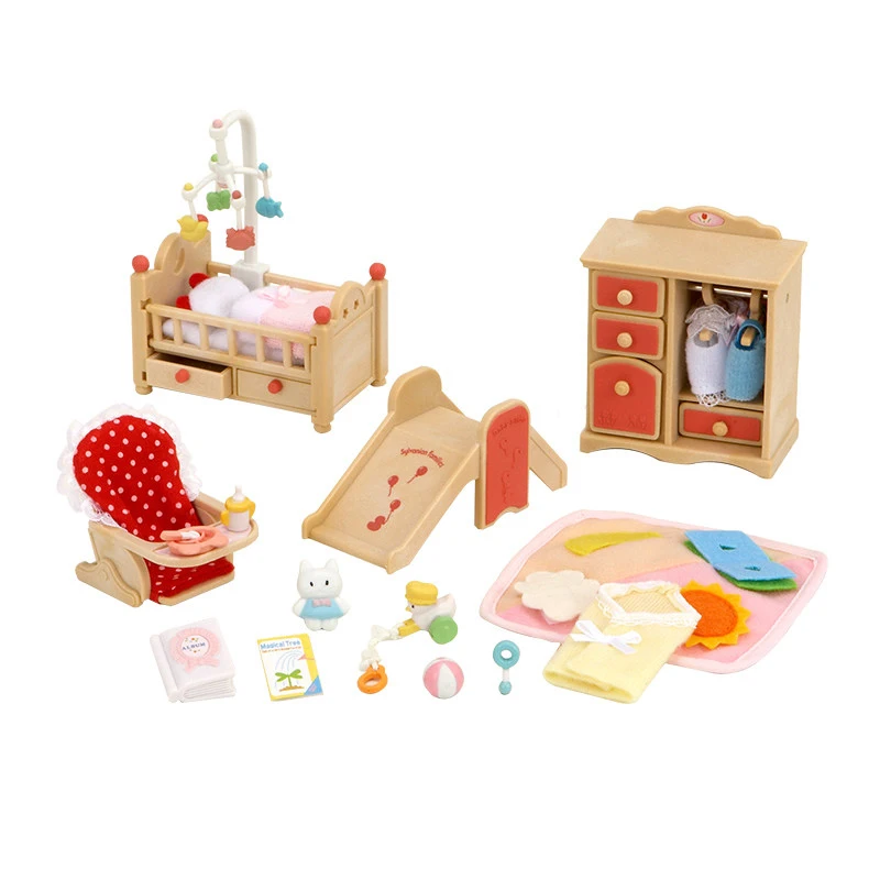 Sylvanian Families кукольный домик мебель игровой набор аксессуары сад/спальня/гостиная/ванная комната/кухня без рисунка Запечатанный - Цвет: 29548