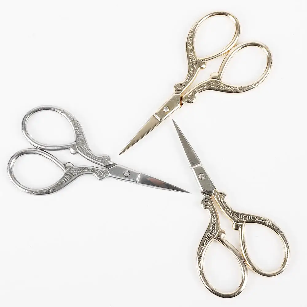 Stainless Steel Vintage Scissors Sewing Fabric Cutter Embroidery Scissors Tailor Scissor Thread Scissor Tools for Sewing Shears