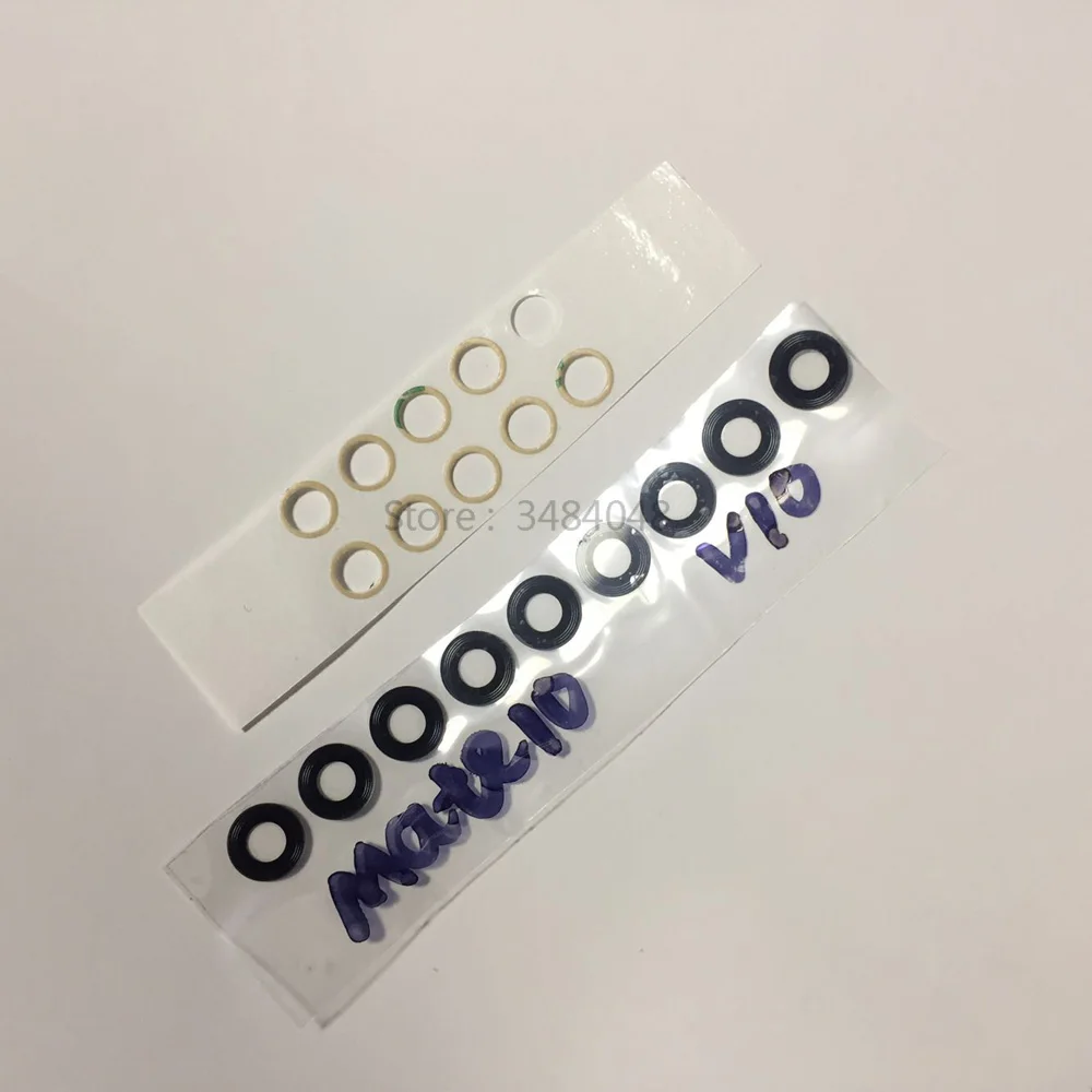

For Huawei Mate 10 / Honor View 10 / Honor V10 Rear Back Glass Camera Lens Cover With Adhesive Sticker Glue