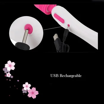 LILO Rechargeable Magic Wand Powerful Body Massager Clitoral Vibrator AV Vibrators Adult Sex Toys for Couples Sex Products 5