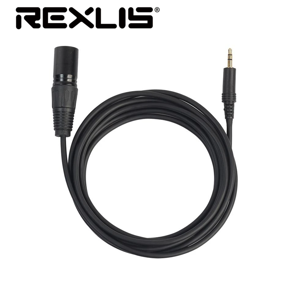REXLIS 3 метра 5 мм стерео разъем для контактный XLR кабель микрофон аудио
