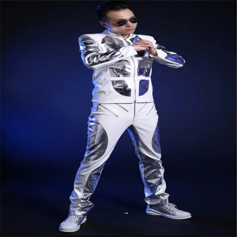 Z54Ballroomdancecostumesdjstagewearsmenjacketbarperformance