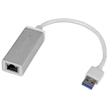 

StarTech.com USB 3.0 to Gigabit Network Adapter - Silver, Wired, USB, Ethernet, 2000 Mbit/s, Silver