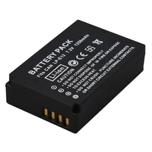 Hot Sale 1250mAh LP-E12 LPE12 LP E12 Camera Battery For Canon EOS 100D Kiss X7 Rebel SL1 EOS M10 DSLR Battery