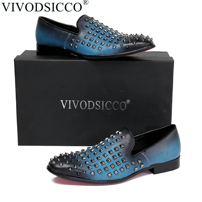VIVODSICCO/модные мужские лоферы из натуральной кожи Zapatillas Superstar Повседневные на
