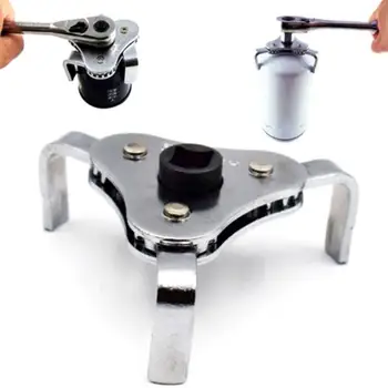 

Auto Car Vehicle Two Way Oil Filter Detach Metal Wrench 3-Jaw Remover Hand Tool