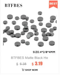 BTFBES натуральные черные гематитовые бусины геометрические полые цилиндрические бусины круглые колонны свободные самодельное ювелирное изделие из бисера браслет серьги кулон изготовление