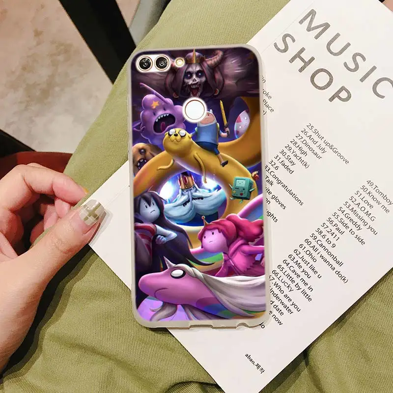 Силиконовый чехол для телефона Adventure Time Finn Jake для huawei P Smart Plus P30 P20 P10 P9 P8 Lite mate 20 10 Pro Lite Nova 3i Cov