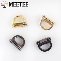 Meetee 20 штук ID8/10/13 мм металлический Чемодан Сумки Пряжка для собак Поворотный замок-карабин триггер зажимы карабин сумочка вешалка брелок DIY шить