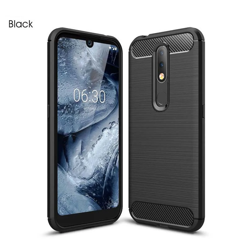 

Shockproof Carbon Fiber TPU Phone Case Cover For Nokia 4.2 6.2 3.2 2.2 6.1 5.1 2.1 3.1 7.1 1 5 6 7 8 X71 X5 X6 X7 Plus 2018 Case