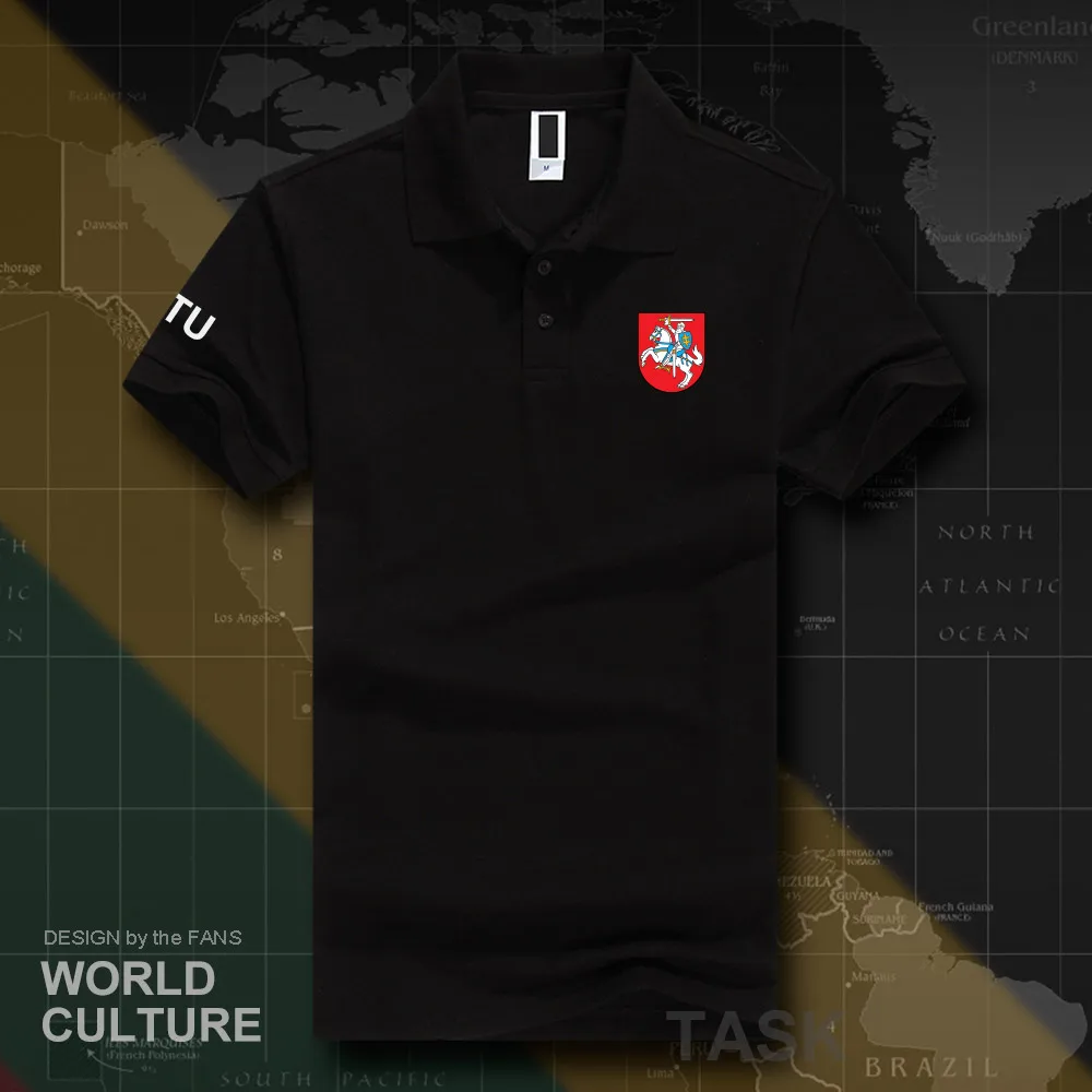 

Lithuania Lithuanian LTU Lietuva Lietuvos polo shirts men short sleeve white brands printed for country 2018 cotton nation 20