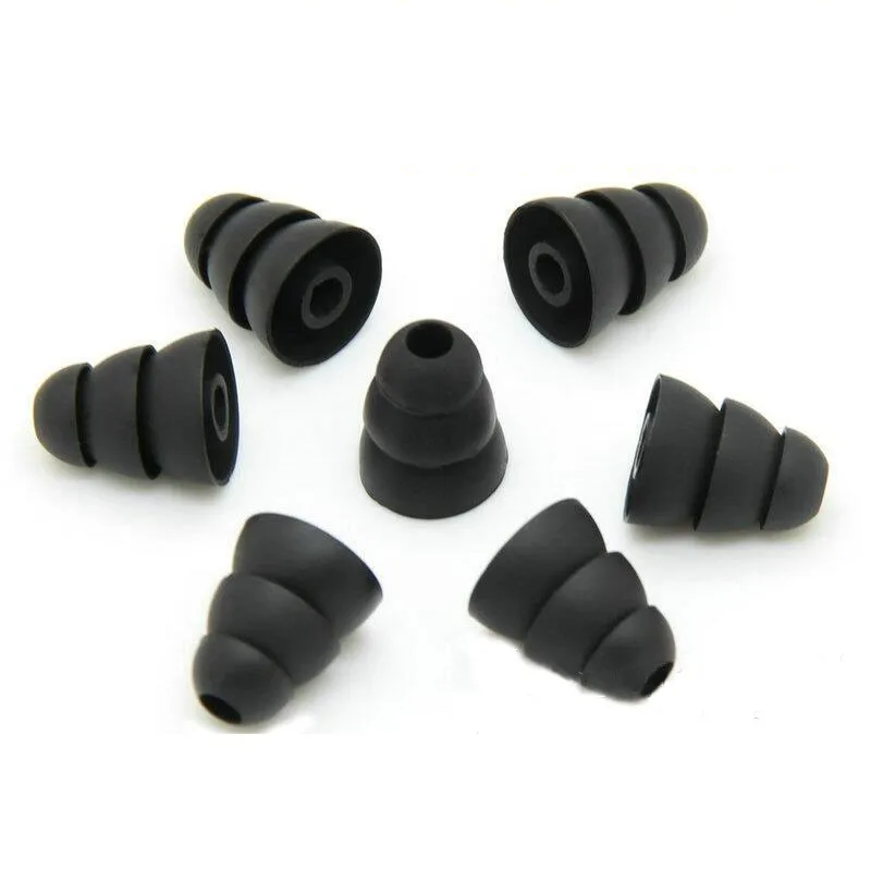 

Eartips For In-Ear Earphone Three Layer Silicone Covers Cap Replacement Earbud Tips Earbuds Universal Earplug Ear pads cushion