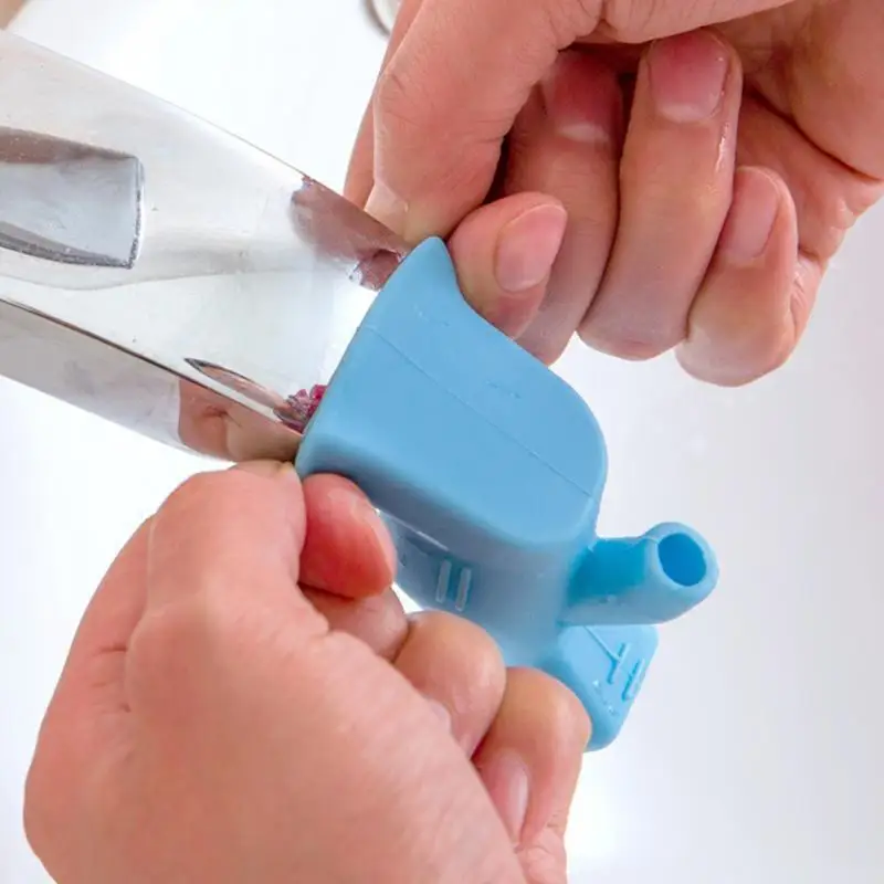 Food-grade Silicone Tap Kitchen Home Water Faucet Extender for kids Bathroom