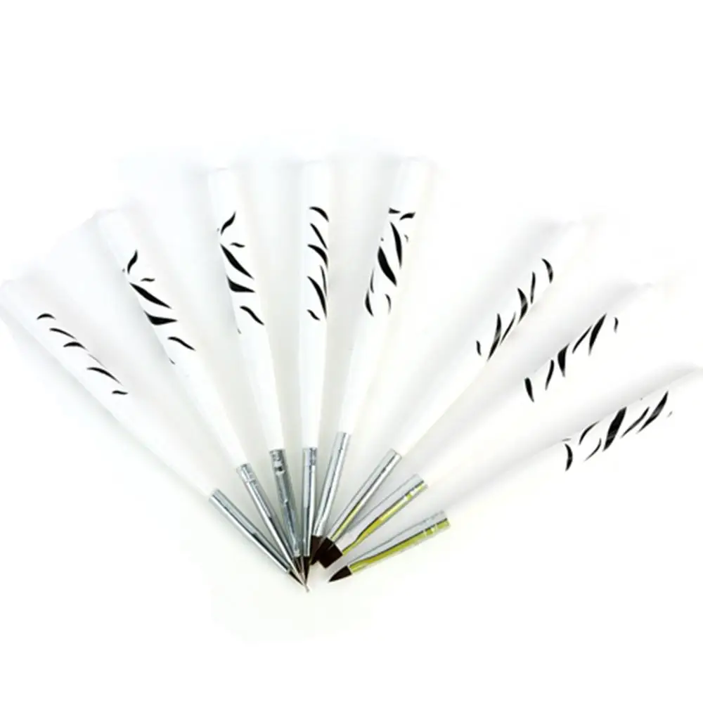 

Zebra Nail Art Dotting Manicure Painting Drawing Polish Brush Pen Tool Brushes for UV Gel Nail Art Manicure Tools