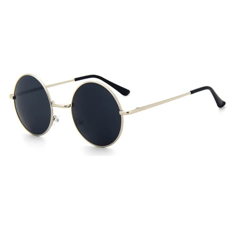 Солнцезащитные очки с круглой металлической оправой в стиле ретро|fashion sun glasses|sun
