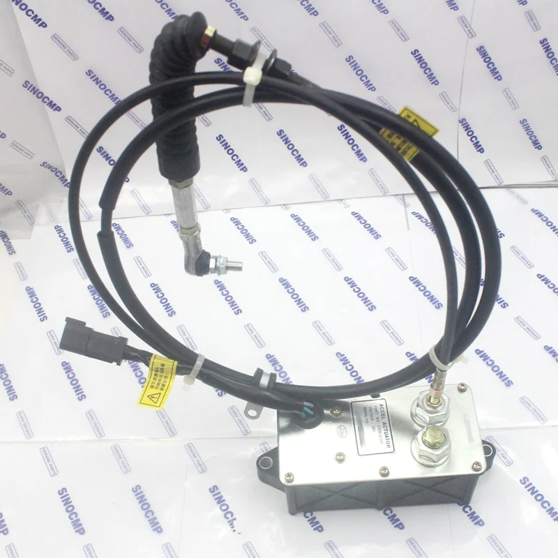 6 Month Warranty 21EN-32260 Accelerator Throttle Motor 5 Pins Square Plug SINOCMP Square Stepping Motor for Hyundai R110-7 R140LC-7 R210LC-7H R220LC-7H R140W-7 Excavator Parts
