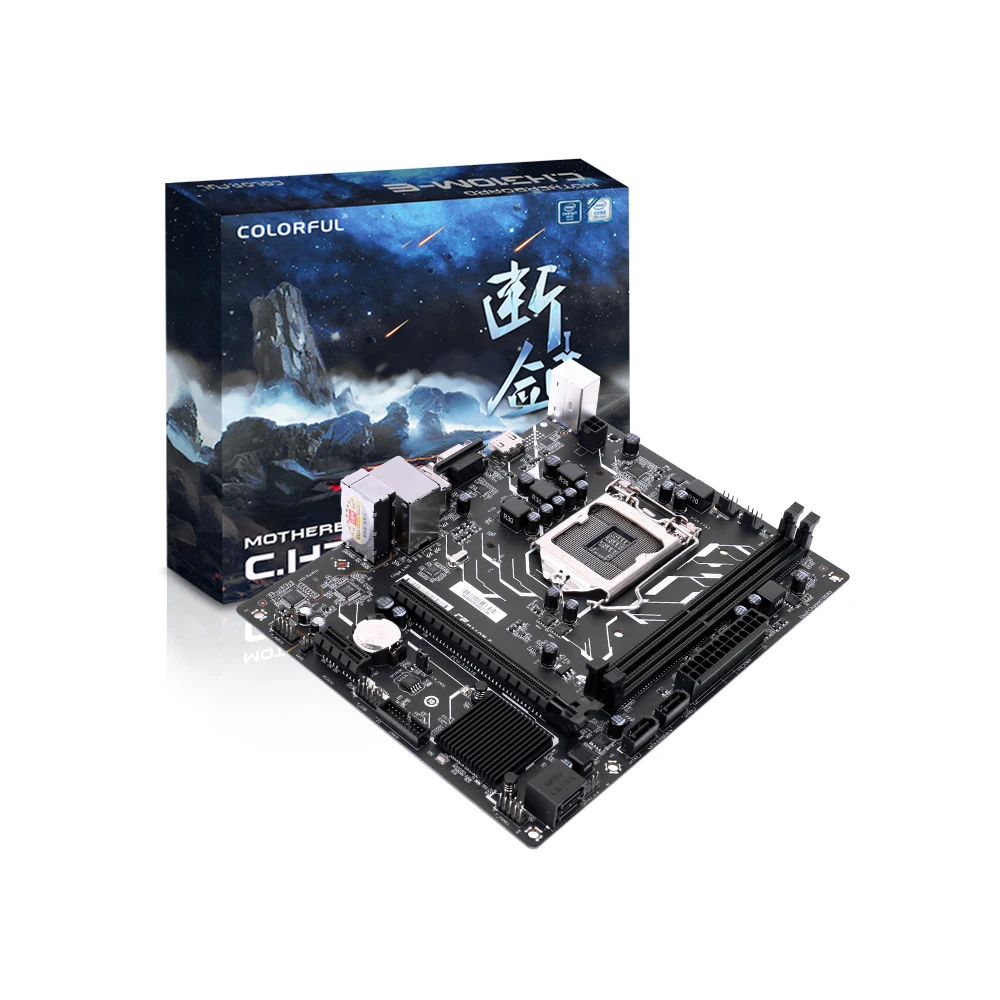 

Colorful H310M-E V20 Motherboard Mainboard Systemboard Intel LGA 1151 Coffee Lake-S Processor DDR4 SATA3.0 6Gb/s mATX
