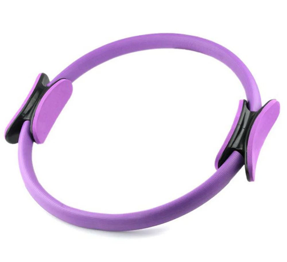 Круг для йоги Пилатес Спорт волшебное кольцо для женщин фитнес тело формирование Двойной Захват Йога колесо мышцы тела упражнения спортивное оборудование