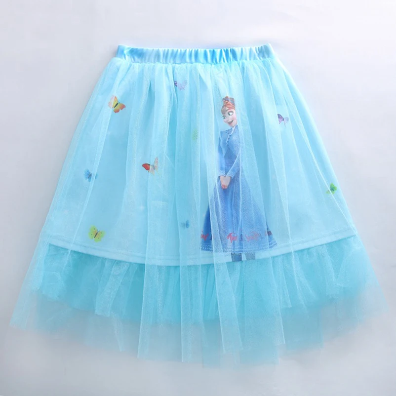 Girls Toddler Skirts Cartoon Unicorn Tutu Pony skirt Princess Clothes Printed Little Lace Girl Clothes Kids Skirt 5100 - Цвет: 5108