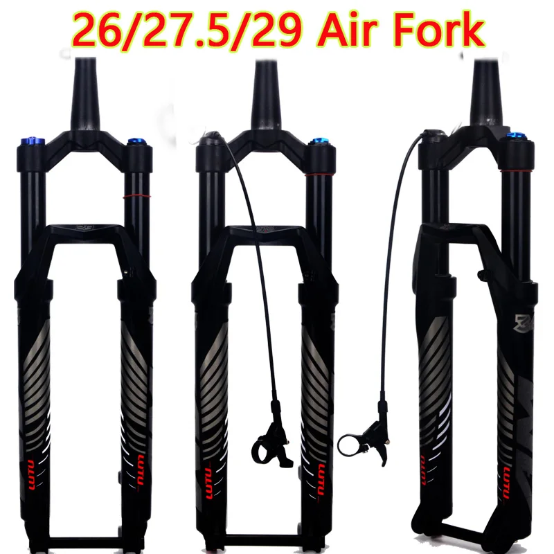 

MTB Bicycle Fork26" 27.5" 29er 140mmTraver Suspension Bike Fork Lock Tapered MTB Fork Alloy Disc Brake Fork