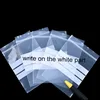Clear Ziplock Bags Writable Design Transparent Food Grade Plastic Package Bag for Spice Snack Bean Dried Flower Storage 16 Sizes 1