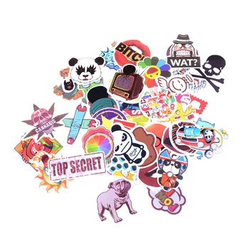 

25/50pcs Hot Selling Mix Stickers Graffiti Laptop Luggage Car Doodle Bomb Snowboard Motorcycle Bicycle Guitar Decal