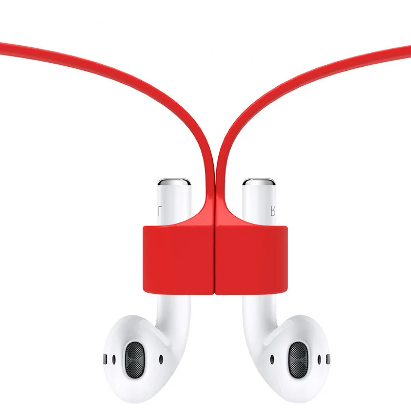 Magnetic anti-lost rope for Apple airpods wireless headset magnetic Bluetooth silicone lanyard anti-lost line Earphone Strap
