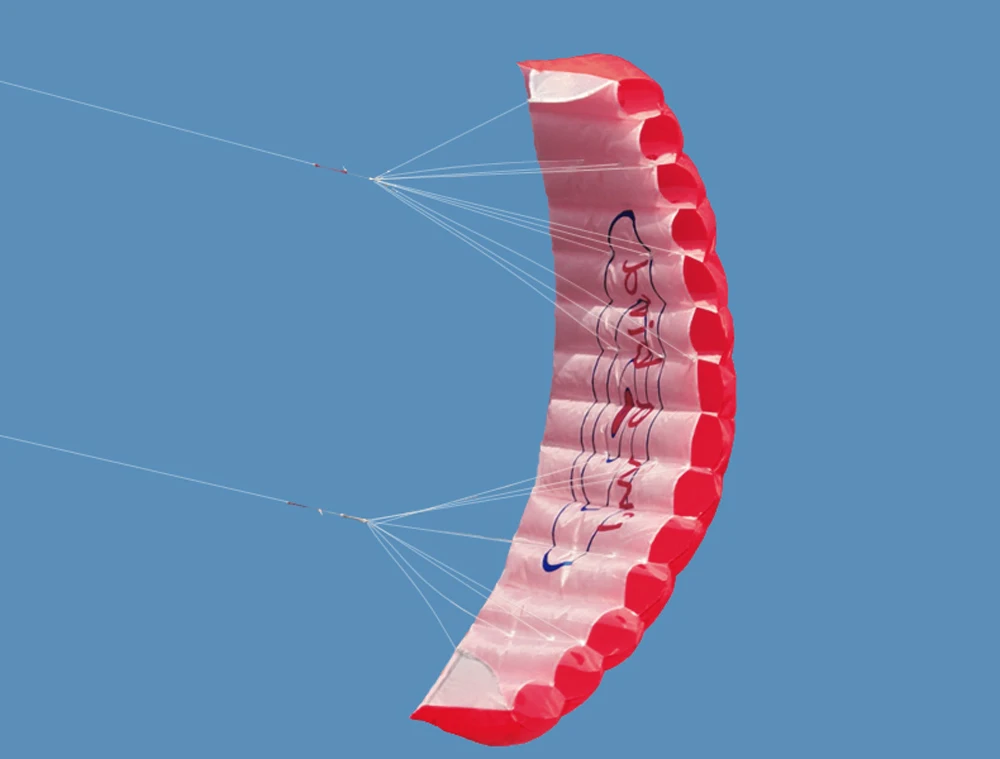Открытый спортивный двойной линии трюк парафойл кайт 1,4 м мощный мягкий спортивный пляжный кайт с ручкой 30 м линии летающие линии для начинающих
