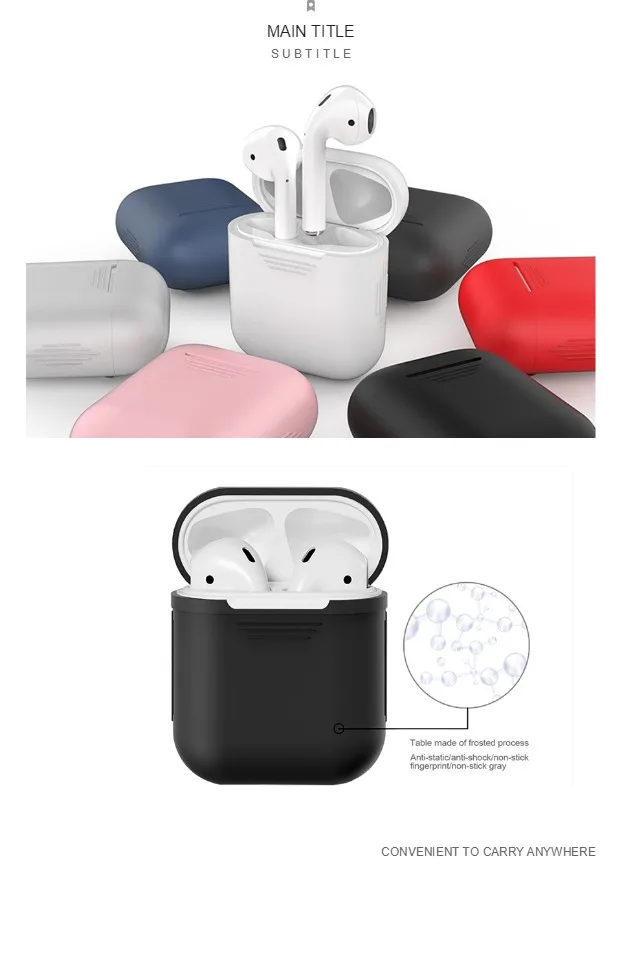Чехол Airpods 1 чехол Airpods для наушников TPU силиконовый чехол силиконовый материал Новинка