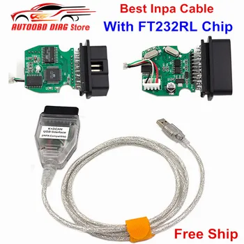 

2018 Best Quality For BMW INPA K+CAN K CAN INPA With FT232RL Chip INPA K DCN USB Interface OBD2 Diagnostic Tool For BMW Series