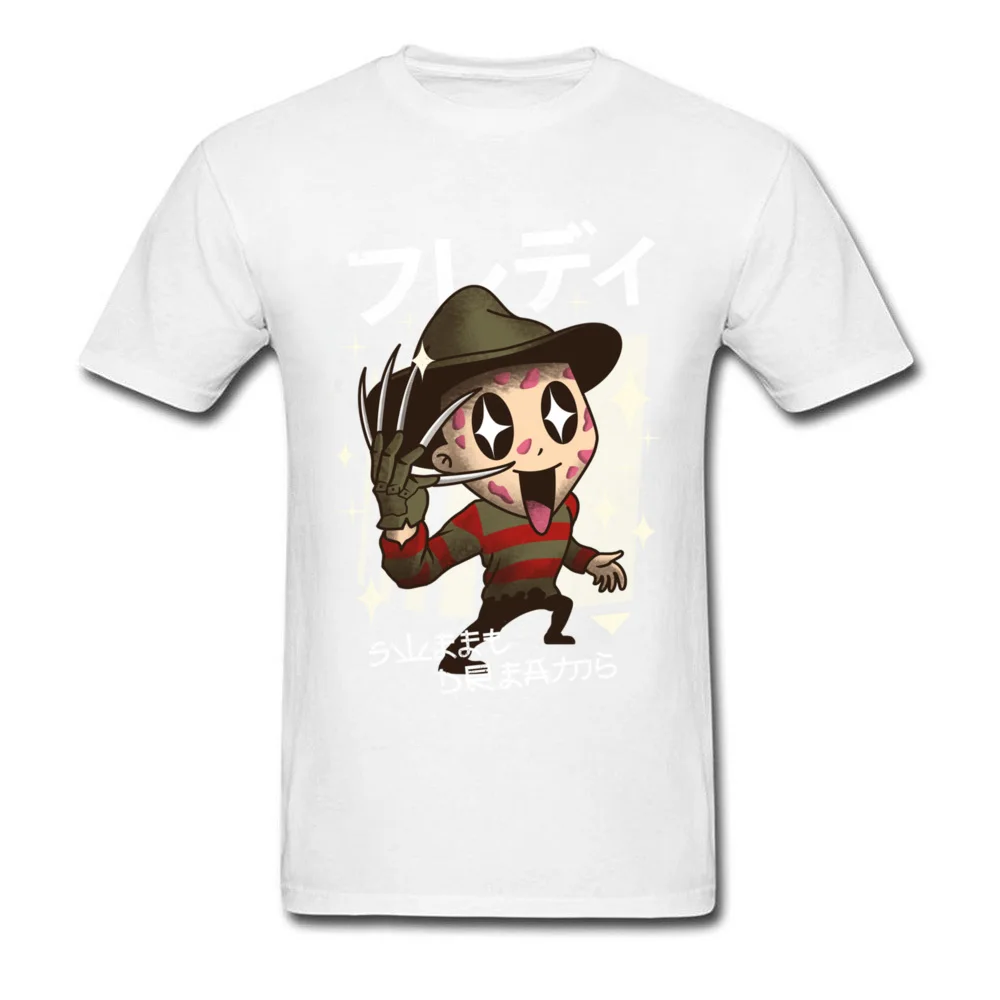 kawaii dreams 6653 Man 2018 Tops T Shirt Round Collar NEW YEAR DAY 100% Cotton Fabric T Shirts Summer Short Sleeve Tee Shirt kawaii dreams 6653 white