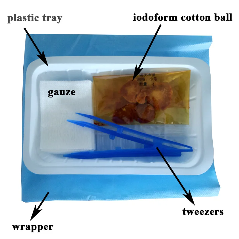

2 bag 1 set/bag Disposable Sterile Wound treatment dressing change kits