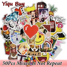 New 50Pcs Mixed Cool Stickers for Car Styling Motorcycle Skateboard Laptop Phone Bicycles Vinyl Decals DIY