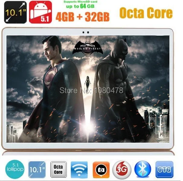 10 inch tablet pc Octa Core 4G LTE Android 5 1 4GB RAM 32GB ROM IPS