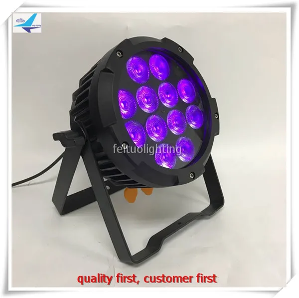 

outdoor building light 12x12w rgbwa uv 6 in 1 Battery Led Par Lights Remote WIFI Wireless DMX Control Led Up Light