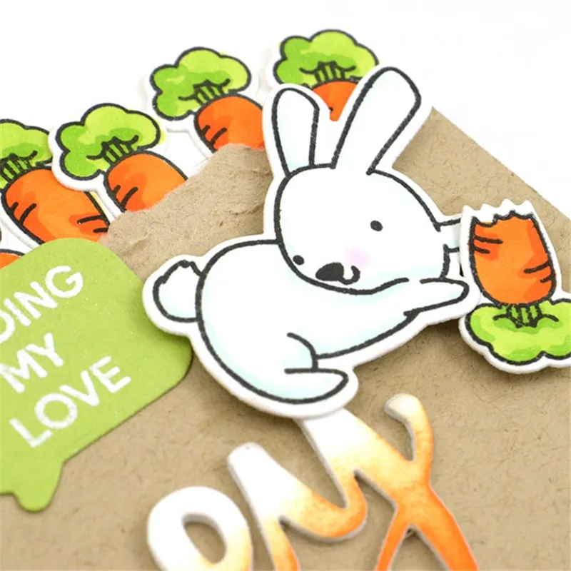 

DiyArts Happy Easter Egg Rabbit Metal Cutting Dies for Scrapbooking Card Making Album Embossing Crafts Stencil Craft Die Cut