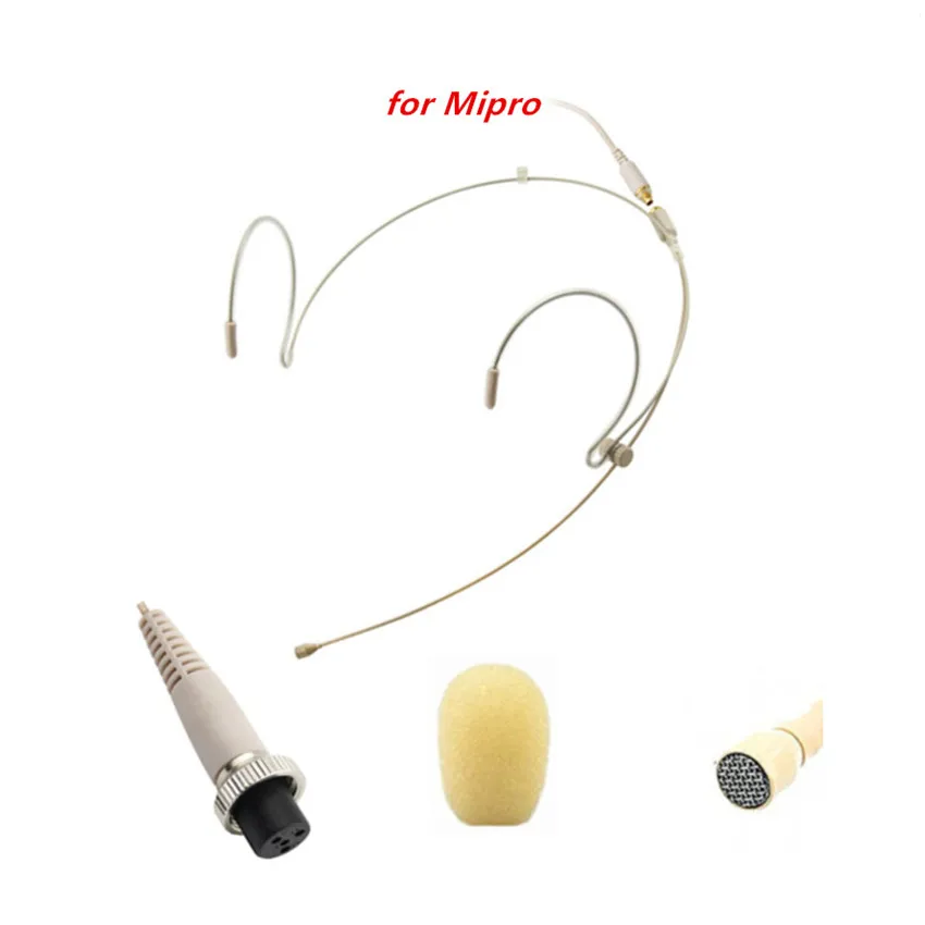 Профессиональный Untralight гарнитура микрофон конденсаторный микрофон для Peavey Beyer Mipro Беспроводной XLR системы C4 микрофоны