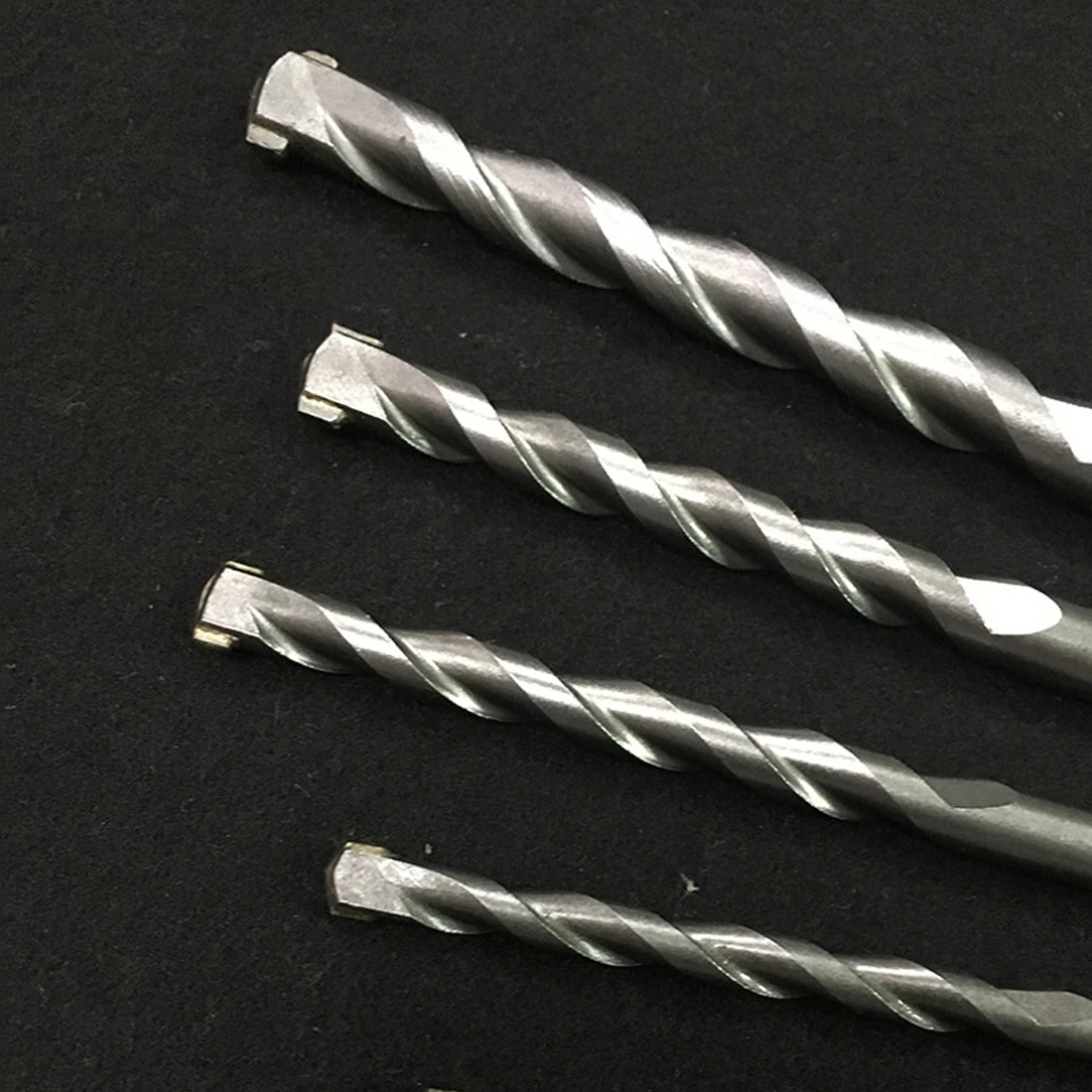 5/8pcs 4 10mm Rotary Masonry Drill Bits Set Galvanized Drills Round