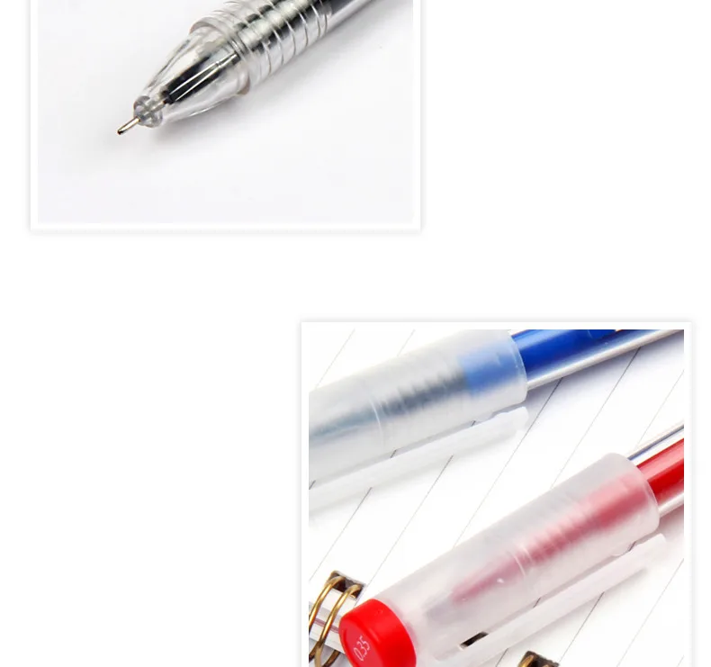 Simple Brief Style Japanese Gel Pen 0.35mm Black Blue red Ink Pen Maker Pen School Office student Exam Writing Stationery Supply