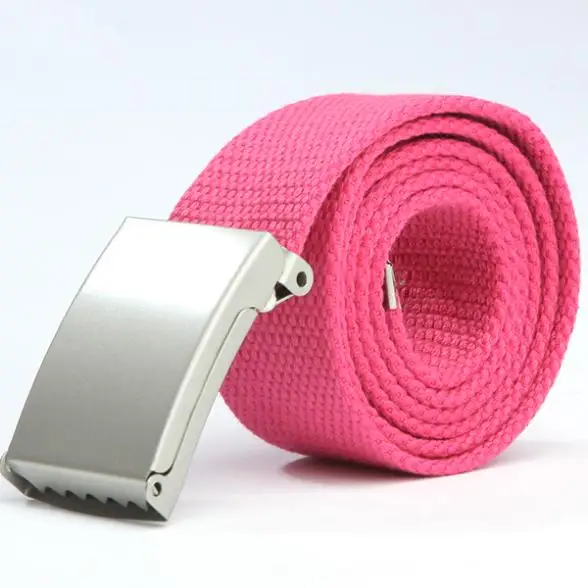 

Tactical Men Belt Strap Casual Metal Buckle Unisex Belt Waistband Waist Canvas