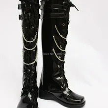 Vocaloid кагамине Рин обувь для косплея ботинки на заказ