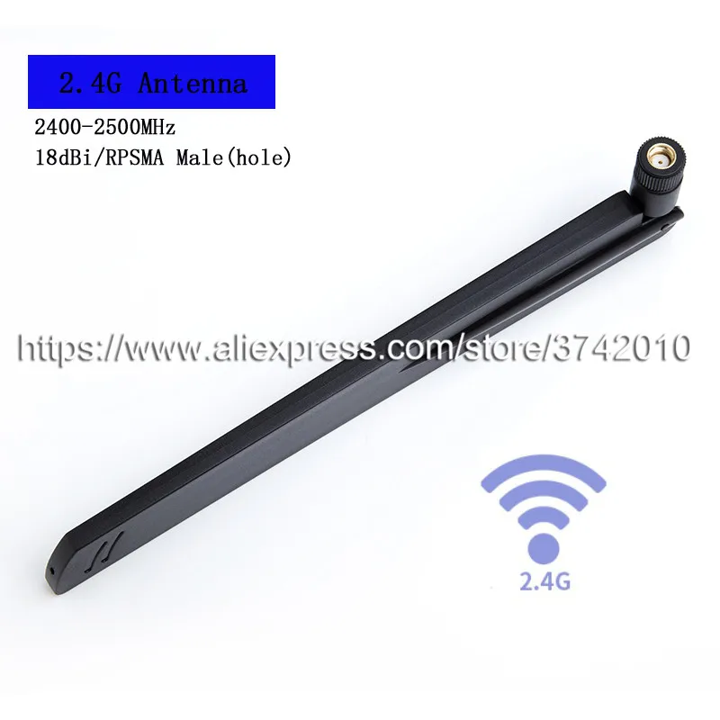 

High quality 18dBI Omni directional 2.4G Wifi antenna Wireless Network antenna 22CM length RP SMA Male