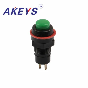 

10PCS Ps-217 13mm Half thread Reset button switch 8mm dome flat head torch switch ps-32
