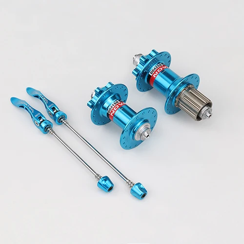 Blue 36H Novatec D041SB D042SB SA горный велосипед диск 11S Mtb велосипедные втулки с для быстрого выпуска алюминиевого сплава 24 28 32 36H Передняя Задняя - Цвет: Blue 36H