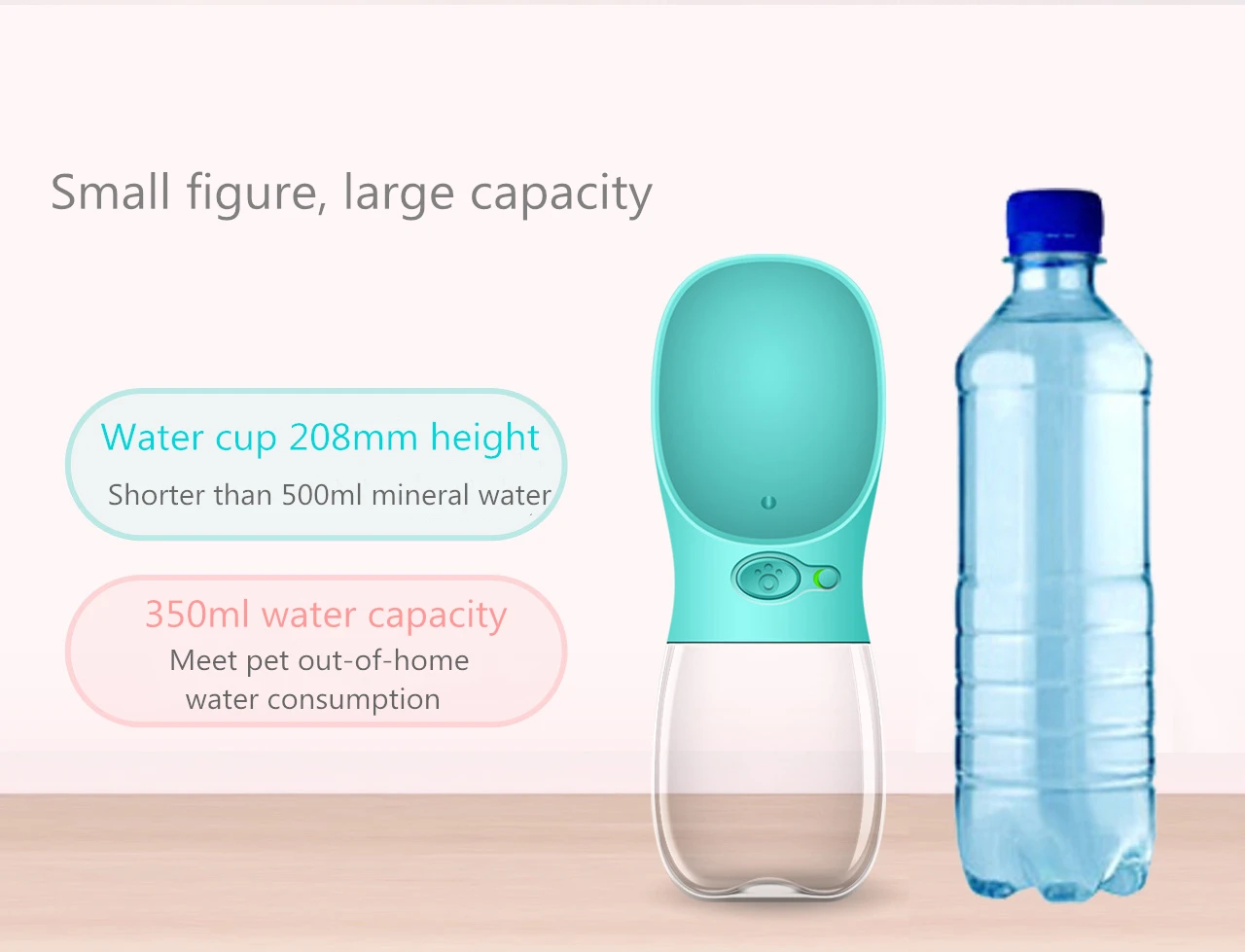 Портативная бутылка для воды для домашних собак, для маленьких и больших собак, для путешествий, для щенков, кошек, поилка, для улицы, для домашних животных, диспенсер для воды, кормушка, продукт для домашних животных